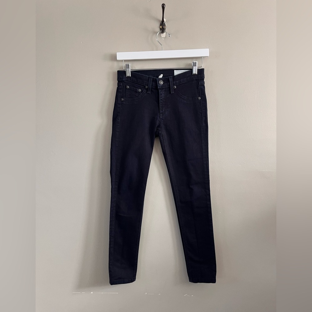 Rag & Bone Skinny Jogging Dark Wash Size 25